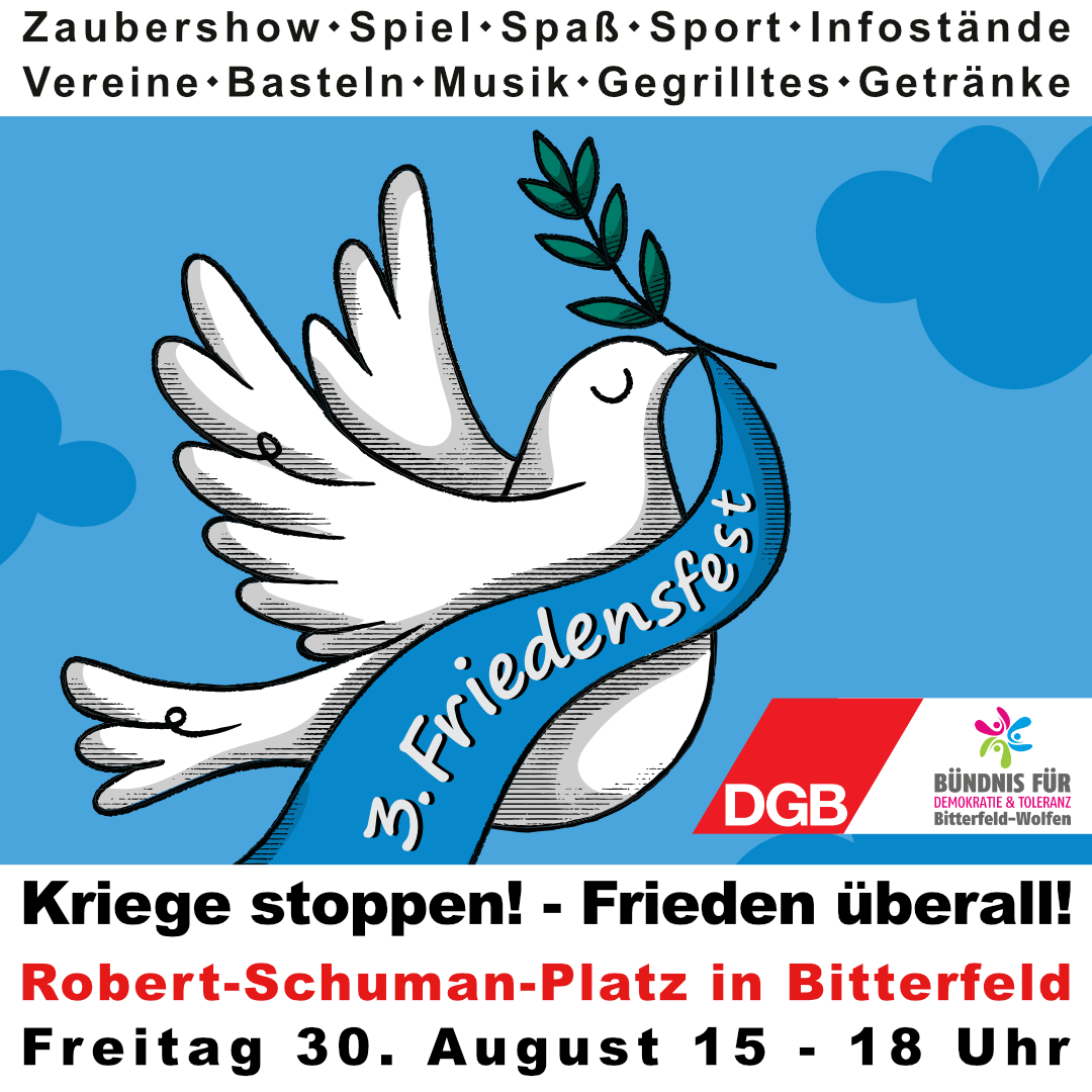 Friedensfest – Kriege stoppen! Frieden überall!