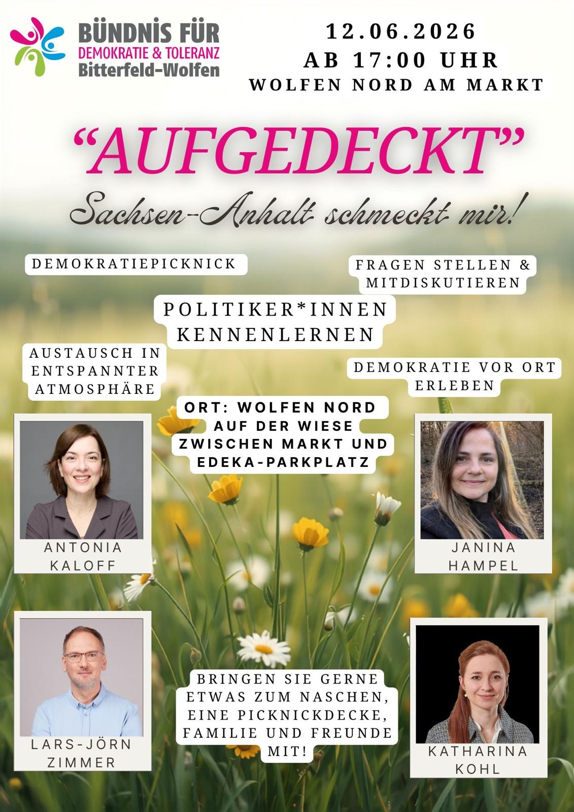 Veranstaltung „AUFGEDECKT – Sachsen-Anhalt schmeckt mir!“